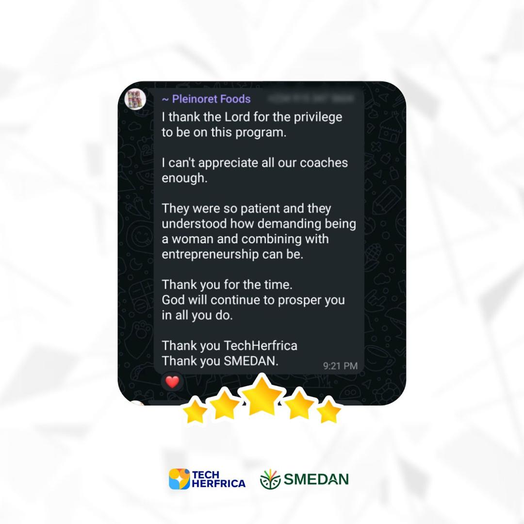 Scale HerBiz Initiative Impact Story - SMEDAN 3